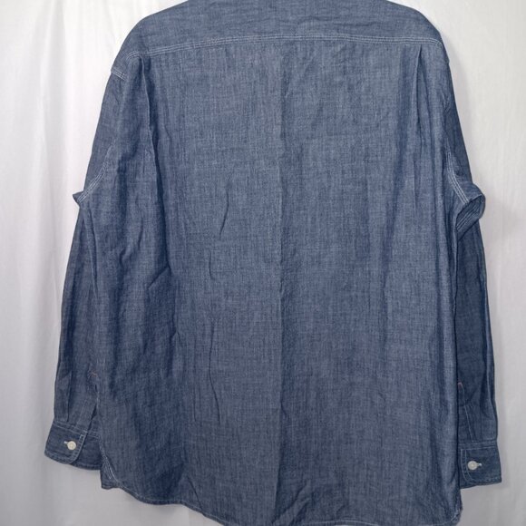 JW ANDERSON CHAMBRAY BUTTON DOWN  SHIRT - Picture 13 of 14